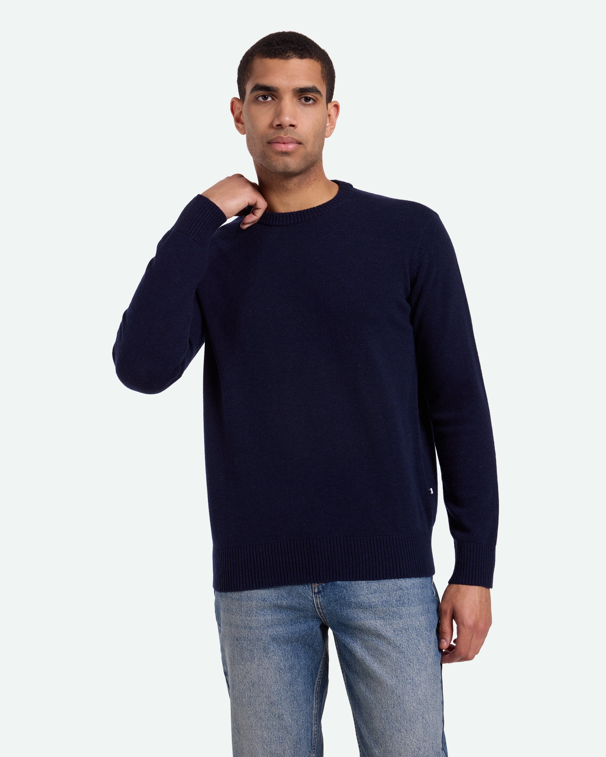 minimum male Roland Jumper 9954 Jumper 687 Navy Blazer