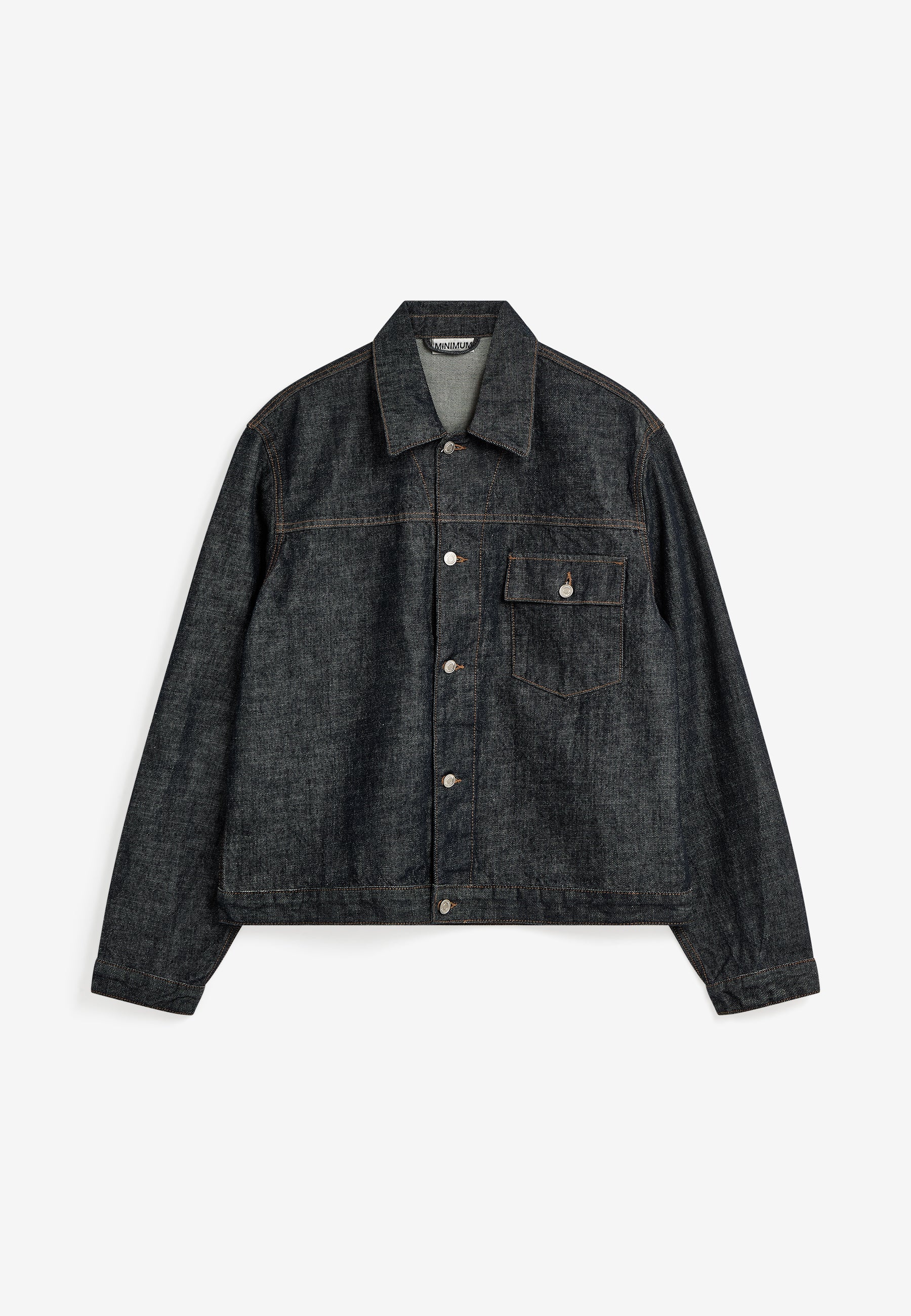 minimum male Troy jacket 4865 Denim Jacket 1003 Dark Blue